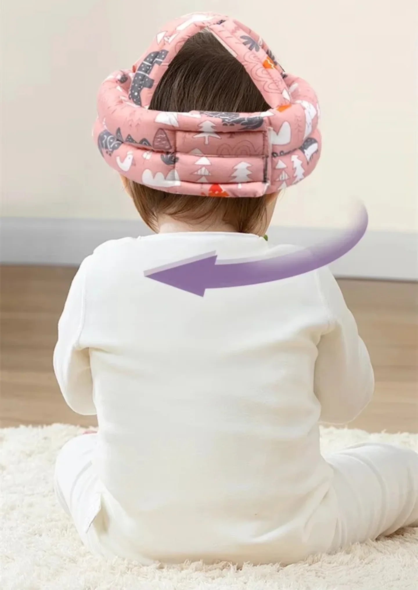 CASQUE DE PROTECTION TETE BEBE